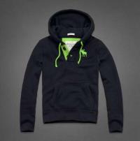 heren abercrombie fitch pullover half-knop zwart groen moose logo Aanbiedingen Sale sezbf832